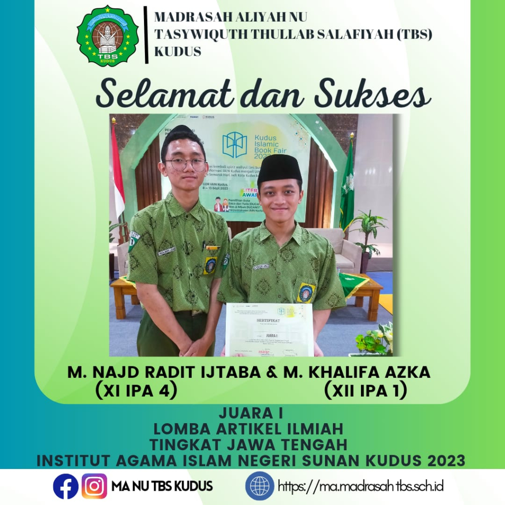 Kudus Islamic Book Fair 2023: Ini Para Juara Lomba Penulisan Artikel Ilmiah Populer